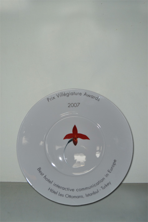 2007 - THE VILLEAGIATURE AWARD - BEST HOTEL INTERACTIVE COMMUNICATION IN EUROPE